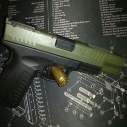 OD Green Flat Moly Resin Refinishing (barrel only)